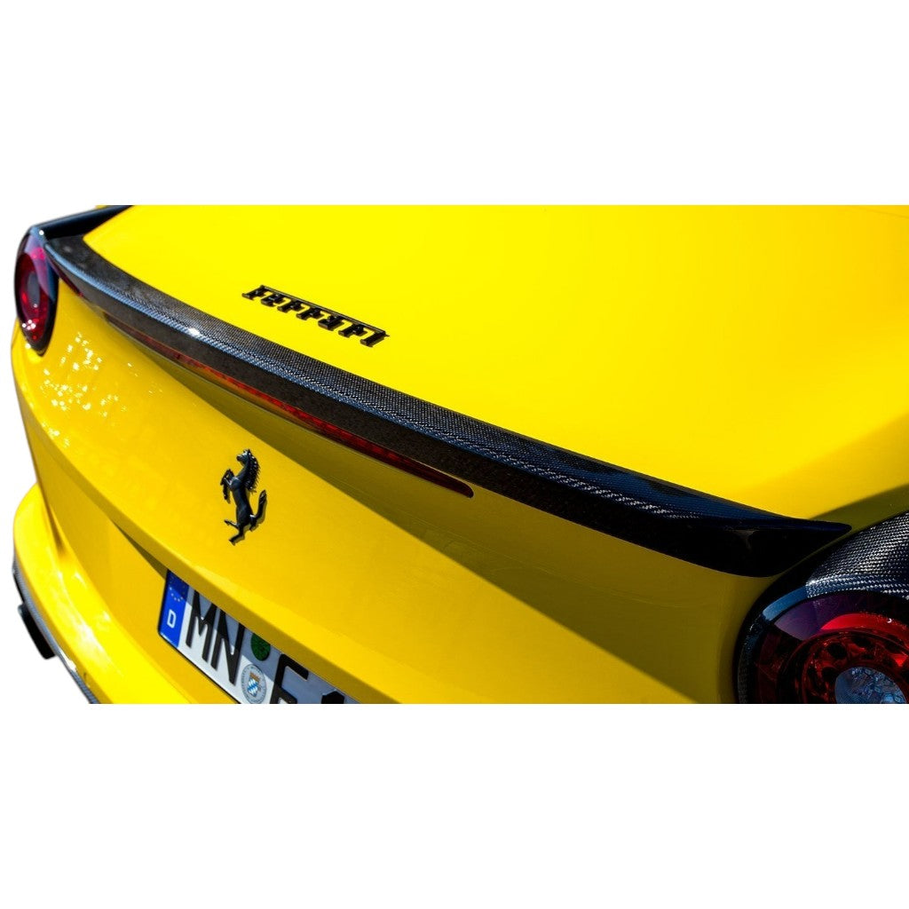 NOVITEC F6 888 78 Накладка заднього спойлера, видимий карбон для FERRARI California 2008-2017 Photo-1 