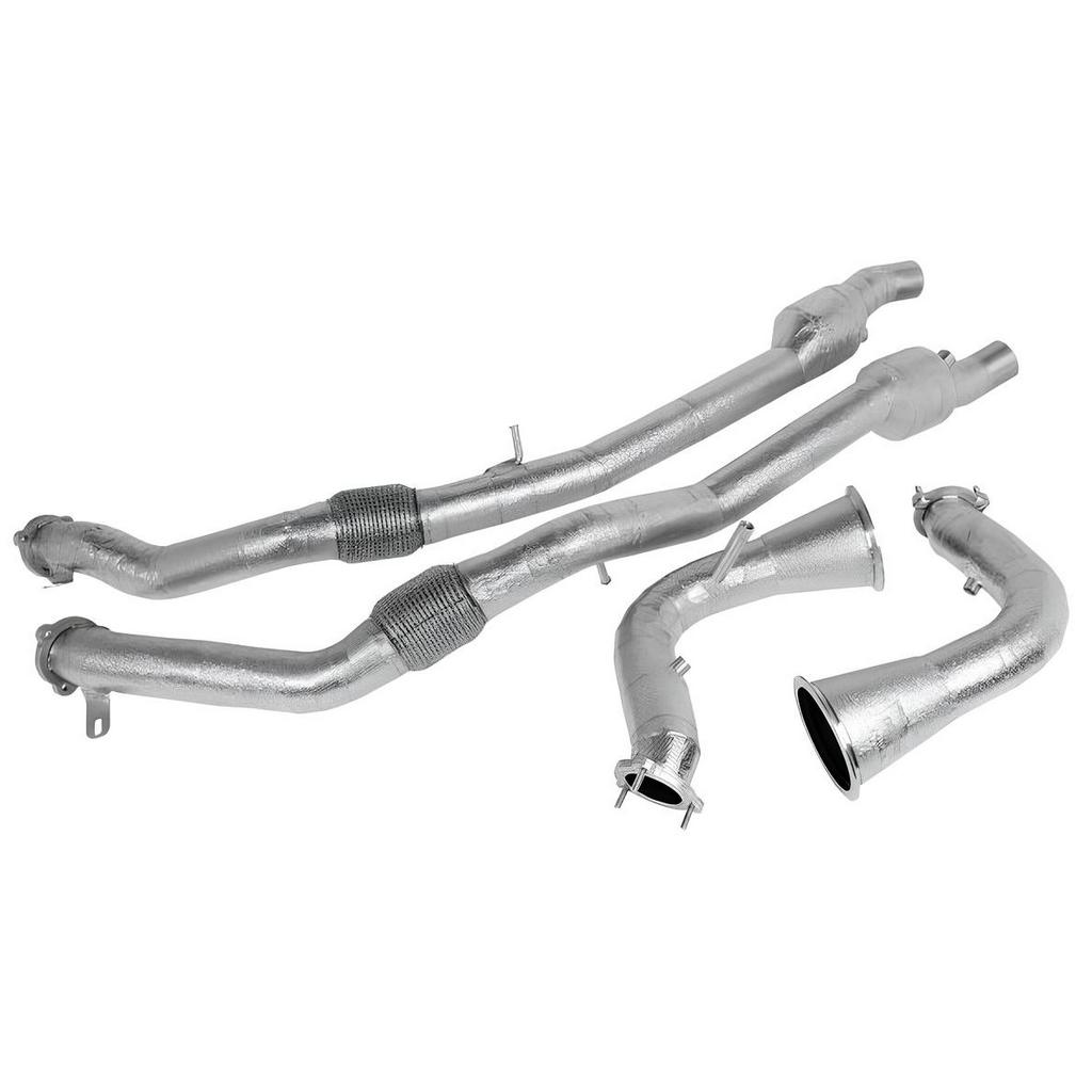 NOVITEC L1 333 92 Спортивні металеві каталізатори (теплозахист), позолочені для LAMBORGHINI Urus SE 2024– Photo-0 