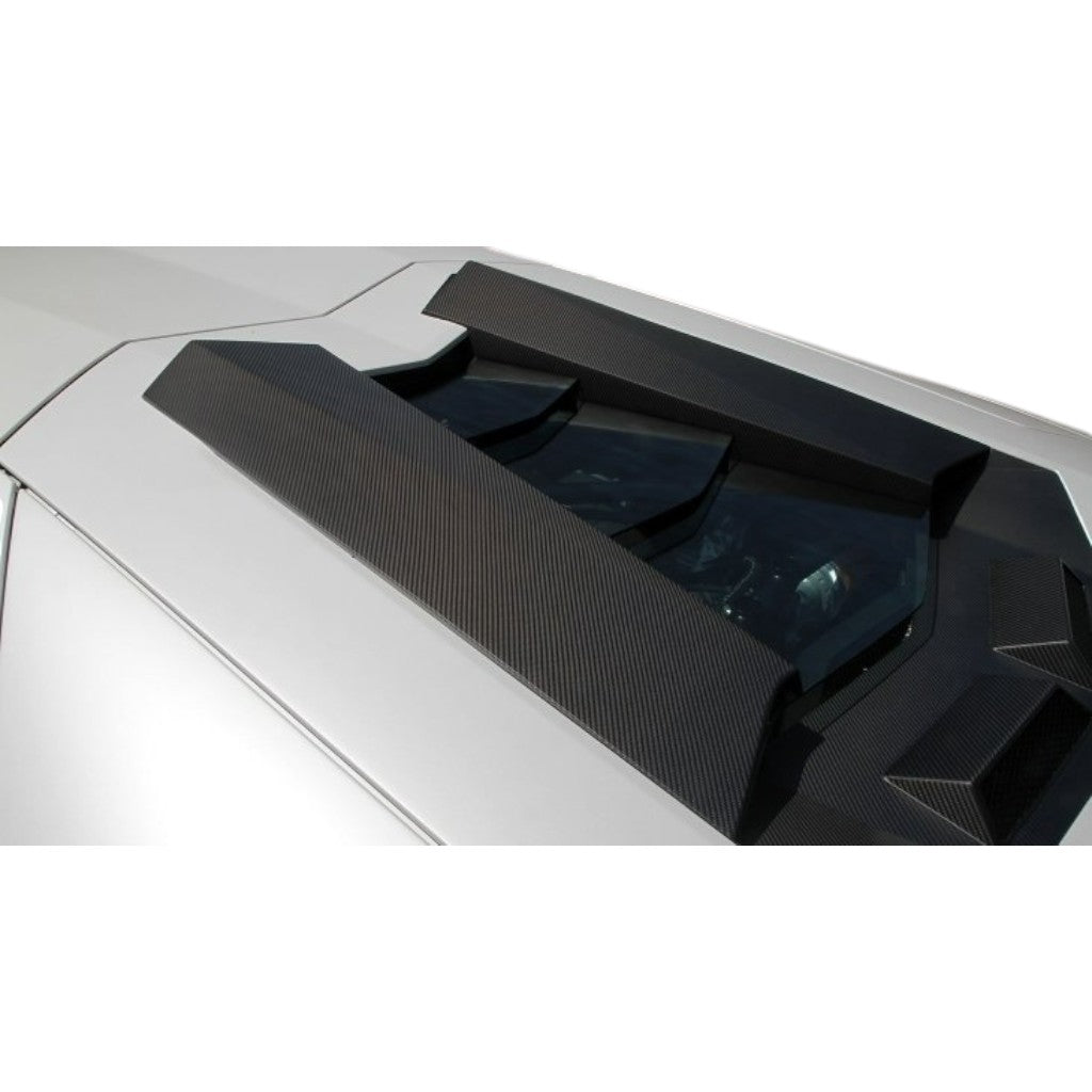 NOVITEC L6 111 27 Повітрозабірник на дах (для авто зі скляним капотом), видимий карбон для LAMBORGHINI Aventador Coupe / Roadster 2011-2021 Photo-1 