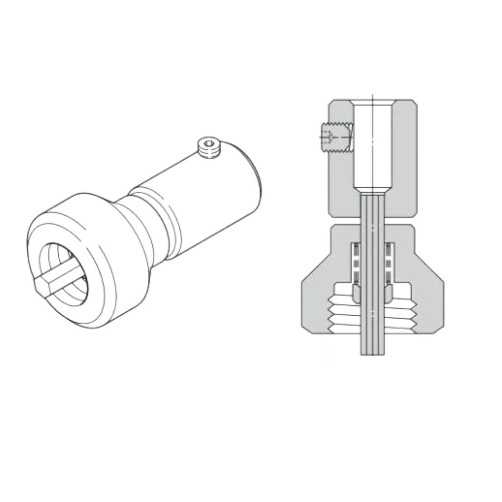 OHLINS 24631-03 Регулятор відскоку (H= 29мм, D= 18мм, T=M10x1.25) Photo-0 