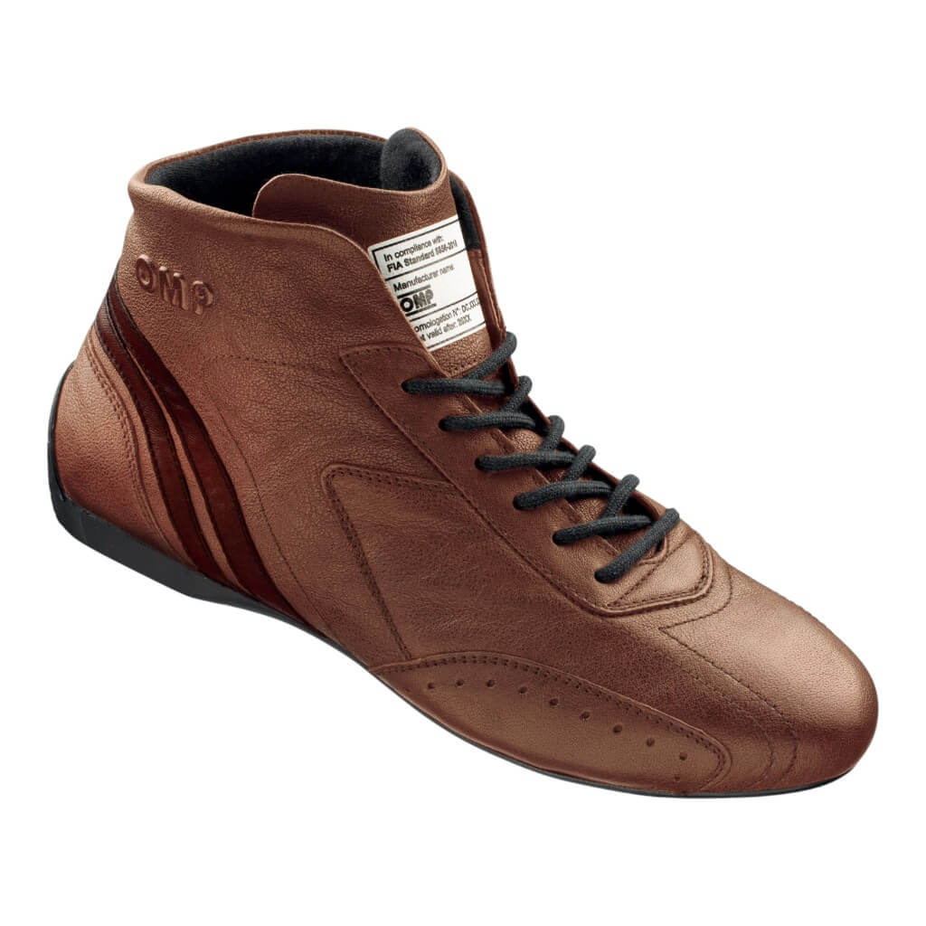 OMP IC0-0784-B01-015-43 Черевики для автоспорту Carrera Low MY2021, FIA 8856-2018, Коричневий, Розмір 43 Photo-0 