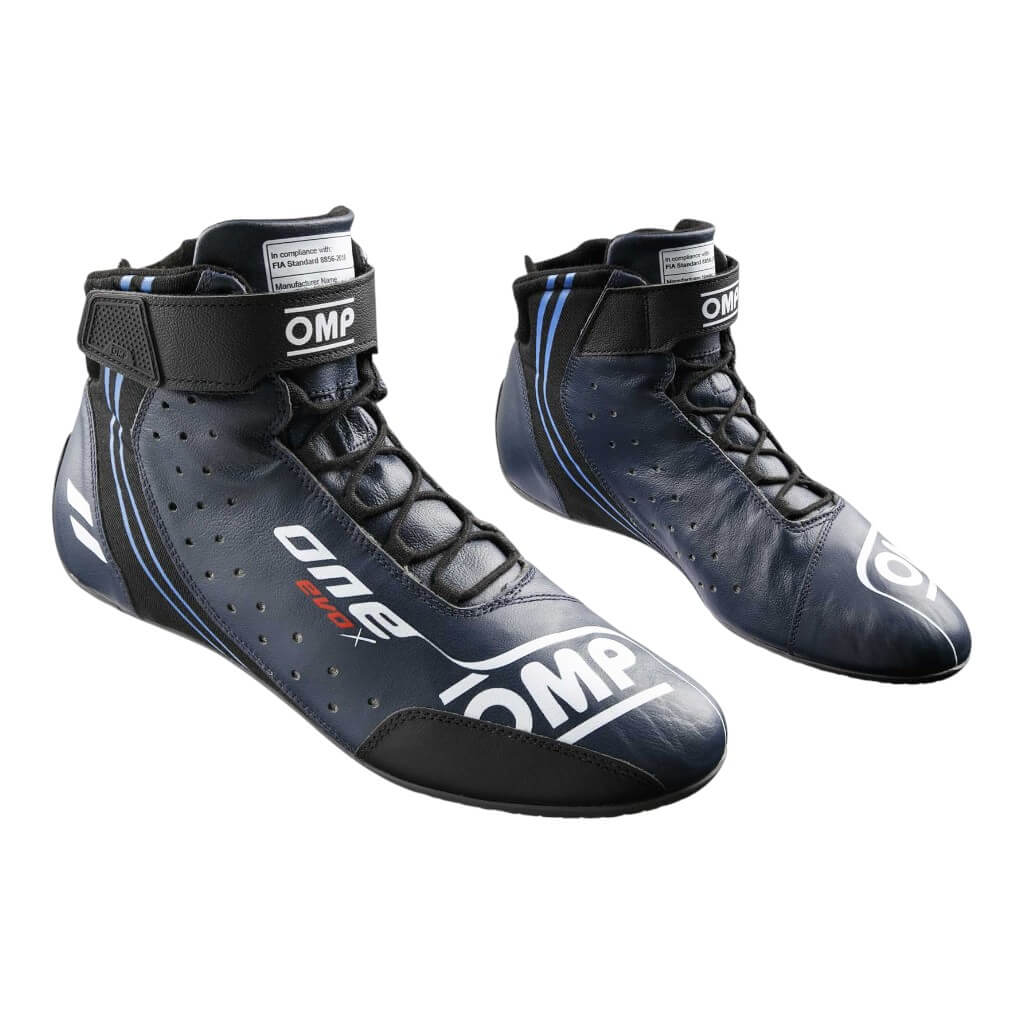 OMP IC0-0833-A01-244-41 Черевики One Evo X MY2024 FIA 8856-2018, Синій / Блакитний, Розмір 41 Photo-0 