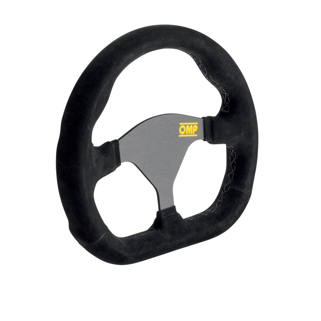 OMP OD0-1972-071 Кермо Formula Quadro 250 x 230 мм, чорна замша Photo-0 