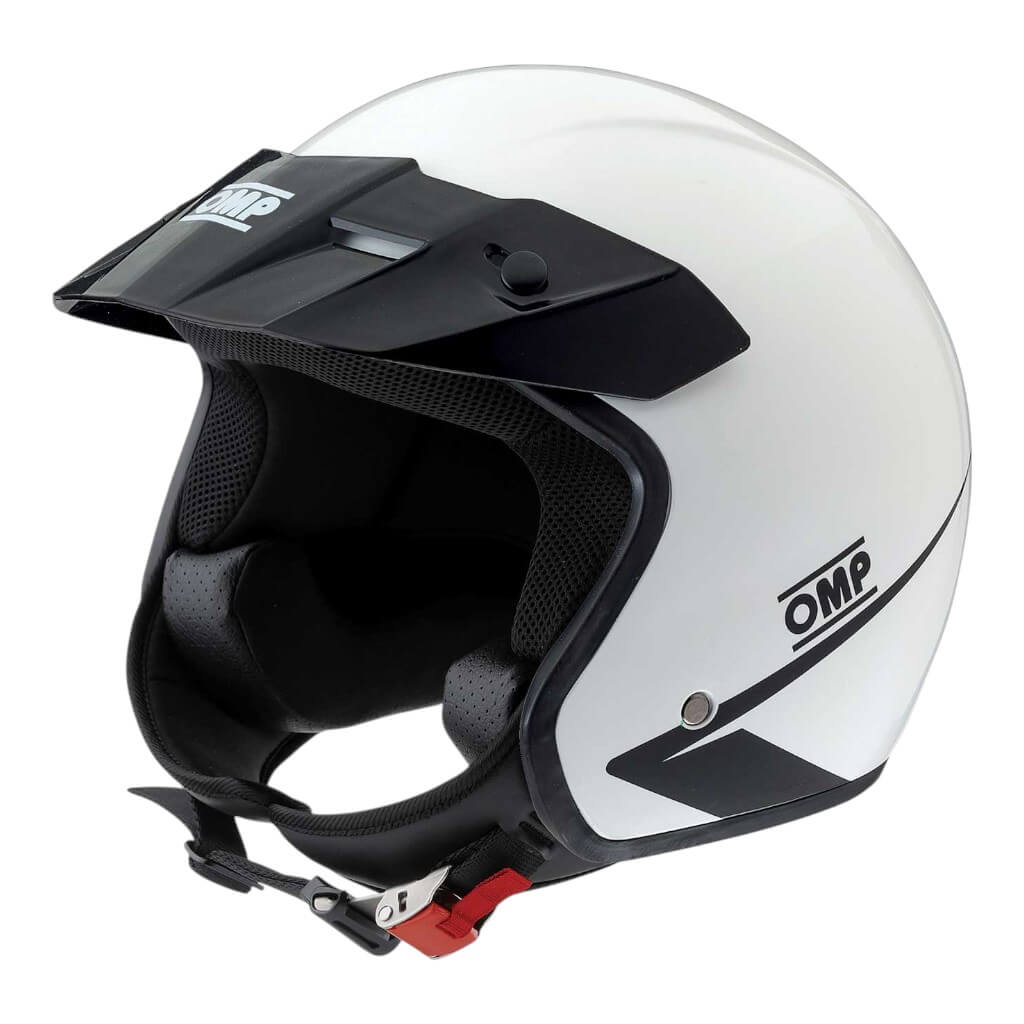OMP SC0-0617-A02-020-XL Відкритий шолом для картингу Star J Intercom MY2024, Білий, Розмір XL Photo-0 