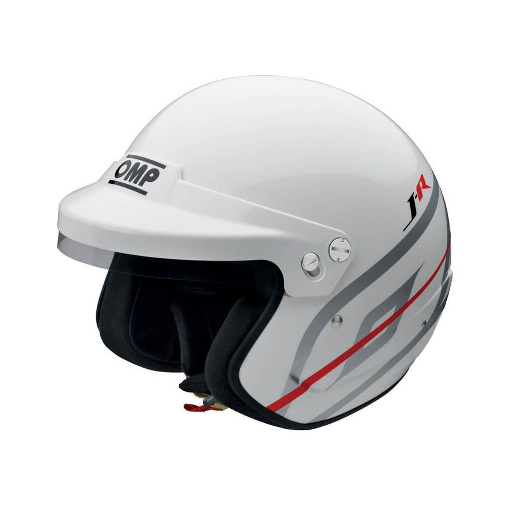 OMP SC0-0796-A01-020-XL (SC796020XL) Шолом для автоспорту відкритий J-R, FIA 8859-2015, білий розмір XL (61-62) Photo-0 