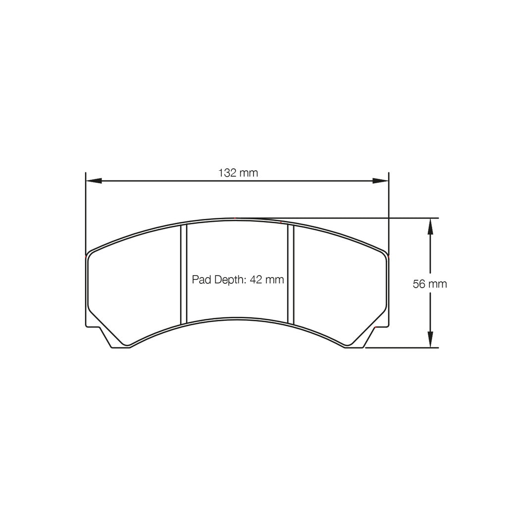 PAGID 2126-RSL1 Гальмівні колодки RSL1 для супорта AP Racinng CP3215 Photo-1 