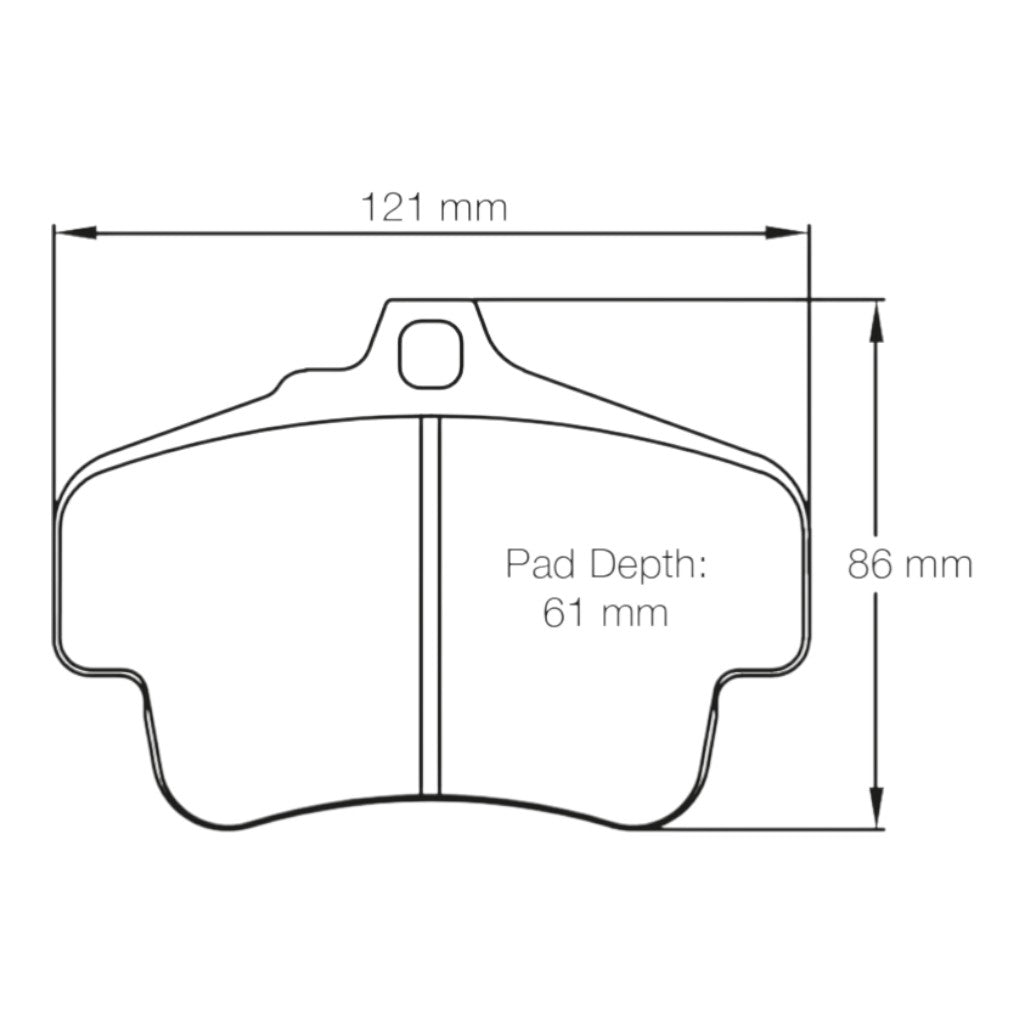 PAGID 2405-RSL29 Задні гальмівні колодки для PORSCHE 996 Carrera / GT3 / Turbo / 987 Boxter S / Cayman S/R Iron Brakes Photo-1 