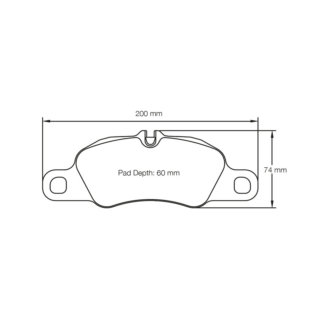 PAGID 8074-RSL1 Передні гальмівні колодки RSL1 для PORSCHE Cayman S / GTS (981) / Bosxter S / GTS (981) / 911 Carrera (992) Photo-1 