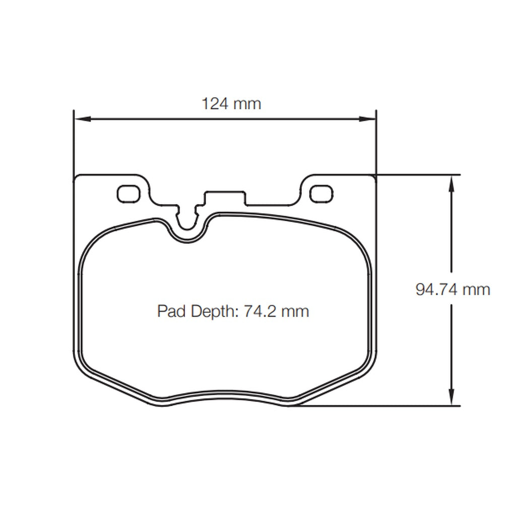 PAGID 8275-RSL29 Передні гальмівні колодки RSL29 для TOYOTA GR Supra, Supra A90 / BMW 3 Series (G20/G21), 4 Series Coupe (G22/G23/G82) Photo-1 