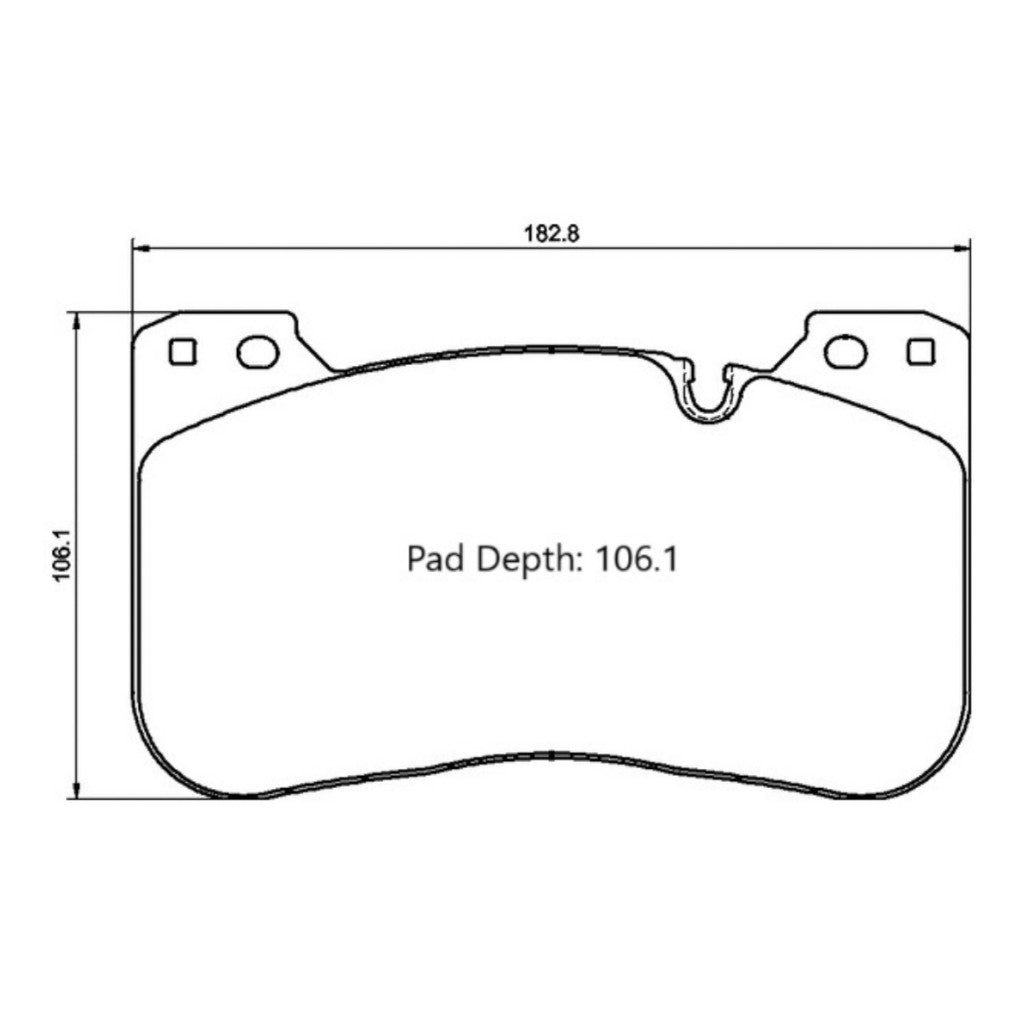 PAGID 8288-RSL29 Передні гальмівні колодки RSL29 для BMW M5 (F90) / M8 (G14) Photo-1 