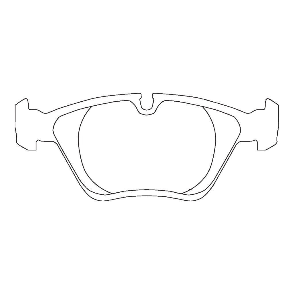 PFC 0394.331.20.44 Передні гальмівні колодки RACE 331 CMPD 20 мм для BMW M3 (E46) 2000-2006 Photo-0 