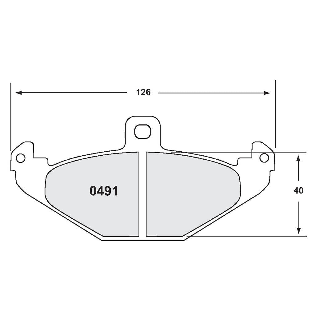PFC 0491.68.13.64 Задні гальмівні колодки для LOTUS Exige / Elise / DODGE Viper (SR I / SR II) (68 Compound, 13 mm) Photo-0 