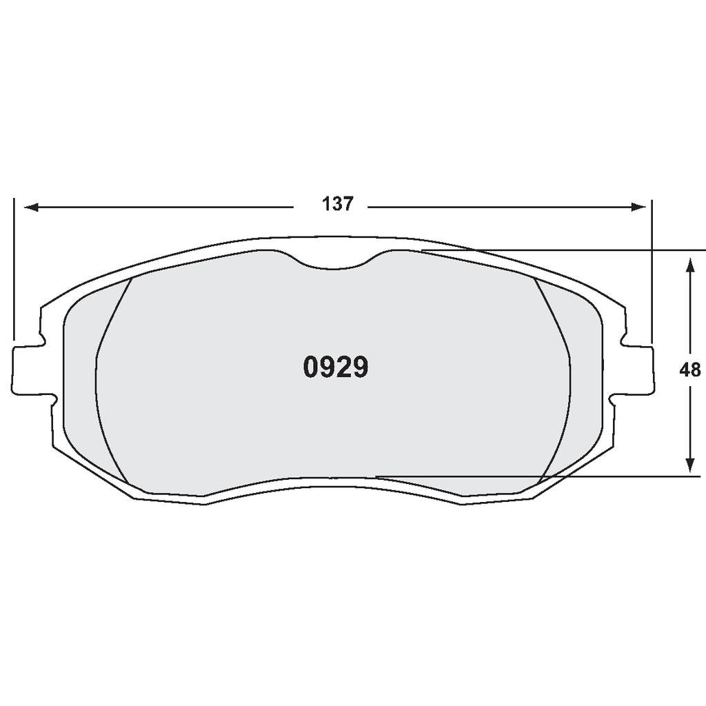 PFC 0929.68.17.64 Передні гальмівні колодки для SUBARU BRZ (ZC6) / TOYOTA GT86 (ZN6) (68 Compound, 17 mm) Photo-0 