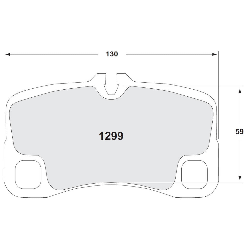 PFC 1299.68.18.64 Задні гальмівні колодки для PORSCHE 911 GT2 / GT2RS / GT3 / GT3RS / Turbo (997) (68 Compound, 18 mm) Photo-0 