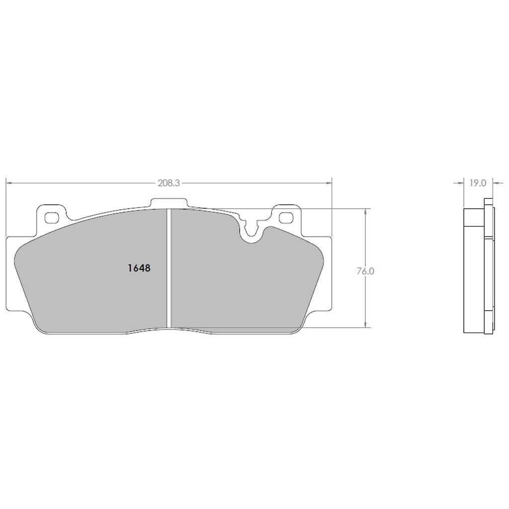 PFC 1648.68.19.64 Передні гальмівні колодки для BMW M2 Competition (F87) (68 Compound, 18 mm) Photo-0 