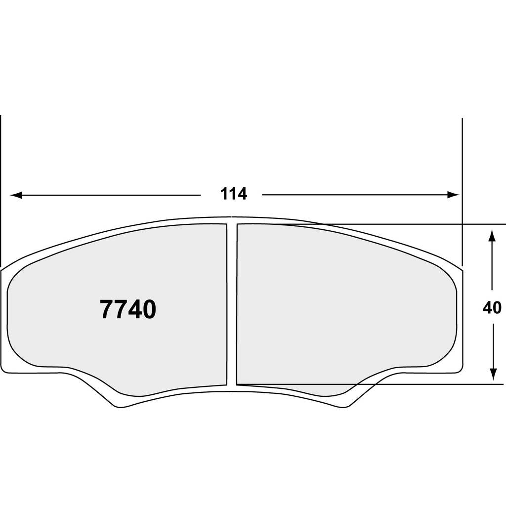 PFC 7740.68.16.44 Гальмівні колодки для RADICAL SR1 / SR3 AP Kit (68 Compound, 16 mm) Photo-0 