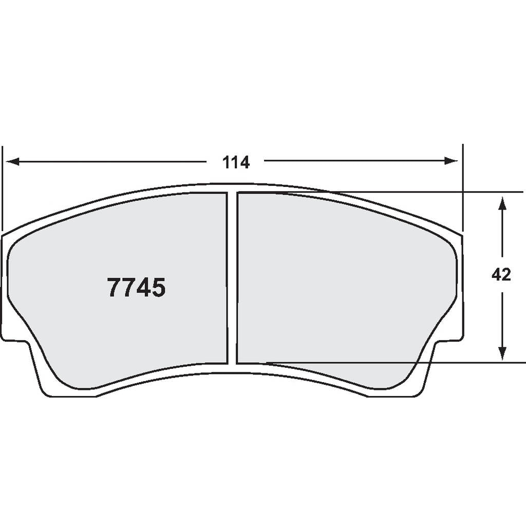 PFC 7745.68.16.44 Гальмівні колодки для RADICAL RXC / SR3 2016-2026 AP Kit (68 Compound, 16 mm) Photo-0 
