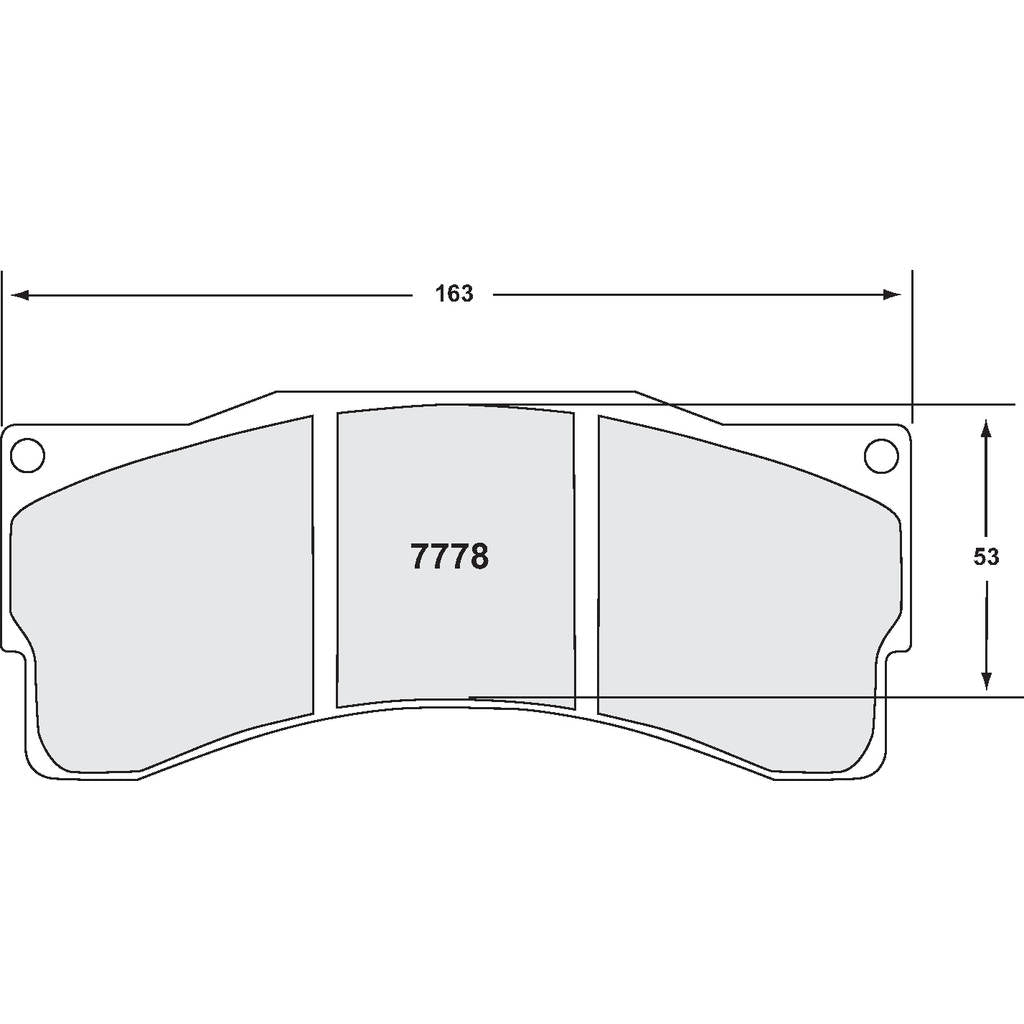 PFC 7778.68.25.64 Передні гальмівні колодки для KTM X-Bow GT4 2020-2026 (68 Compound, 25 mm) Photo-0 