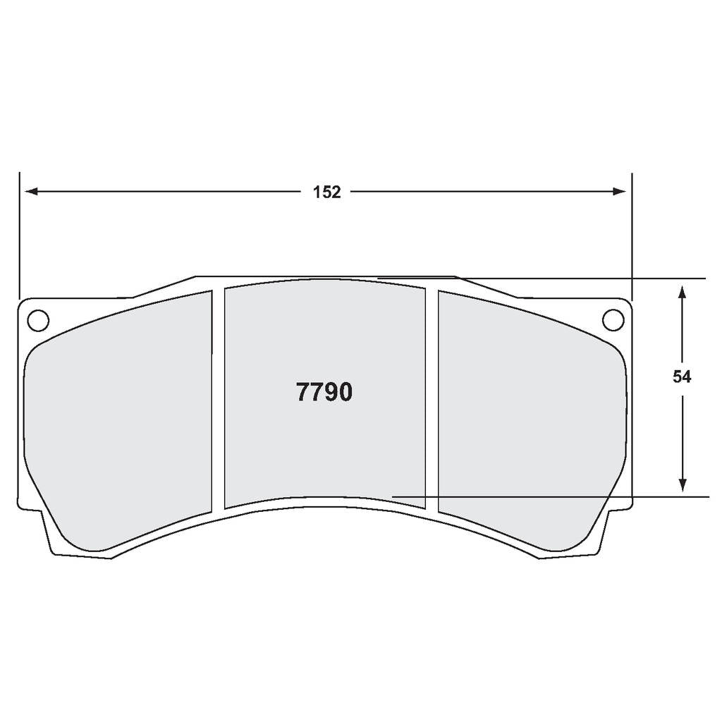 PFC 7790.68.17.64 Передні гальмівні колодки для LOTUS Emira GT4 (Type 131) 2024-2026 (68 Compound, 17 mm) Photo-0 