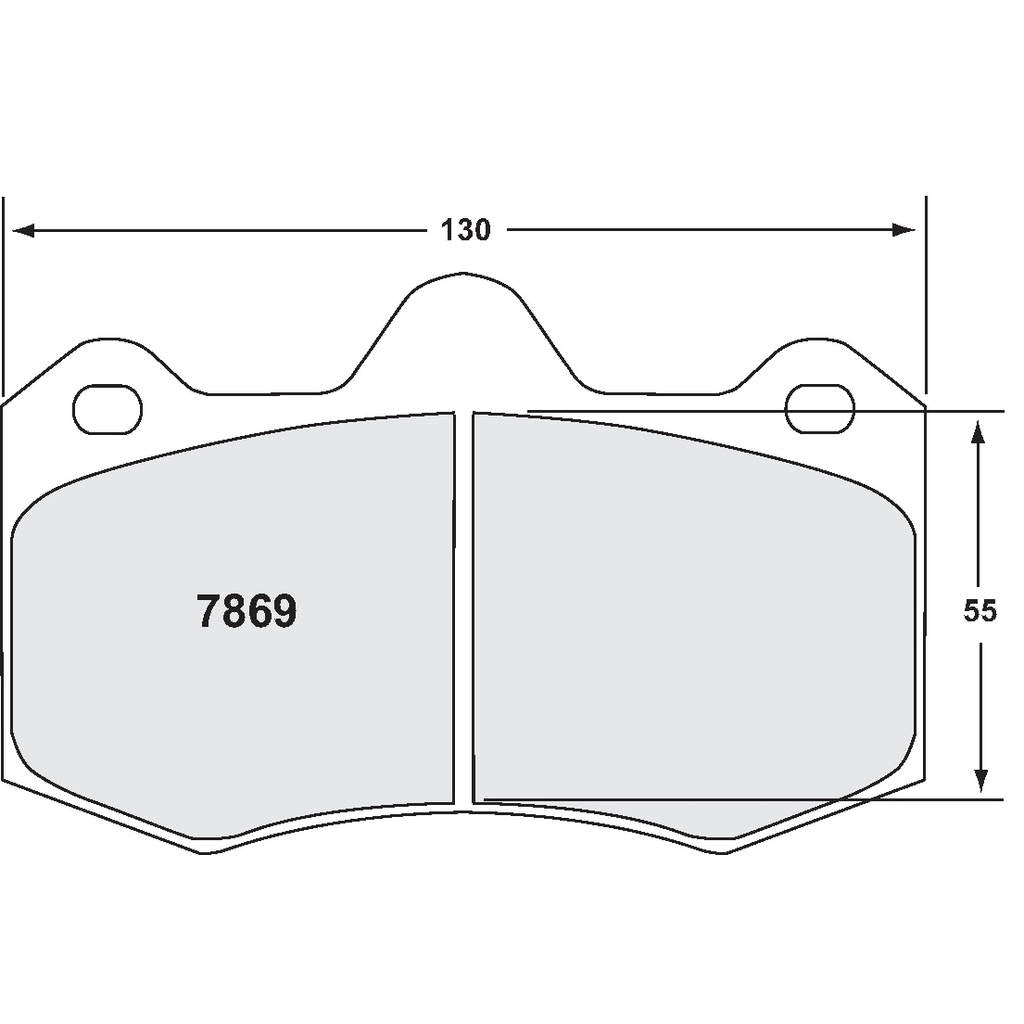 PFC 7869.68.17.64 Передні гальмівні колодки для LOTUS Exige (68 Compound, 17 mm) Photo-0 