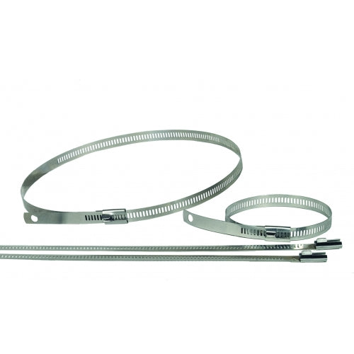 THERMO-TEC 13105 Хомут сталевий, комплект V6, 9" -6шт и 18" -4шт Photo-1 