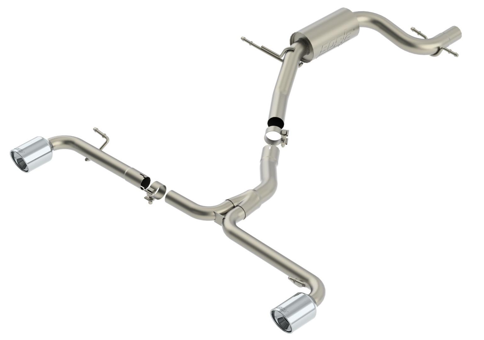 BORLA 140347 Вихлопна система Cat Back Ford GT 2005-2006 Cat-Back ™ Exhaust Photo-2 