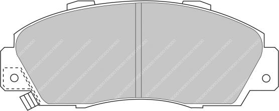 FERODO FDS905 Гальмівні колодки Photo-0 