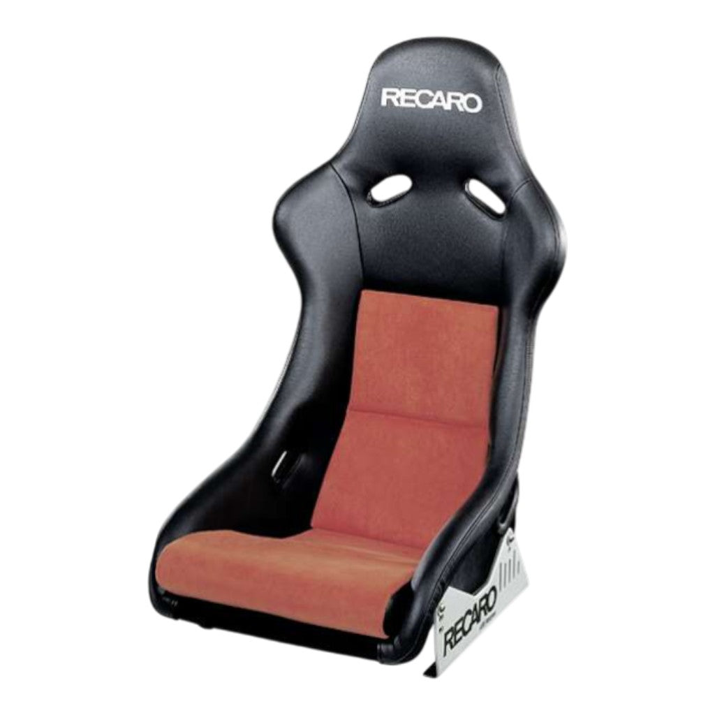 RECARO 070.77.030.886.ET Чохол для сидіння Pole Position з чорної шкіри Ambla / червоної тканини Dinamica Photo-0 