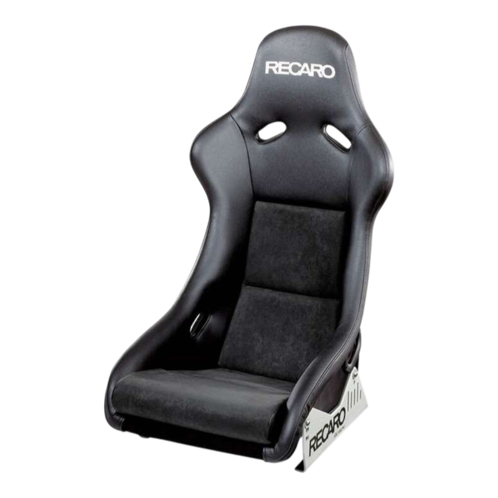 RECARO 070.77.0885 Крісло Pole Position (ABE), Чорний замінник шкіри / Dinamica Чорна Photo-0 