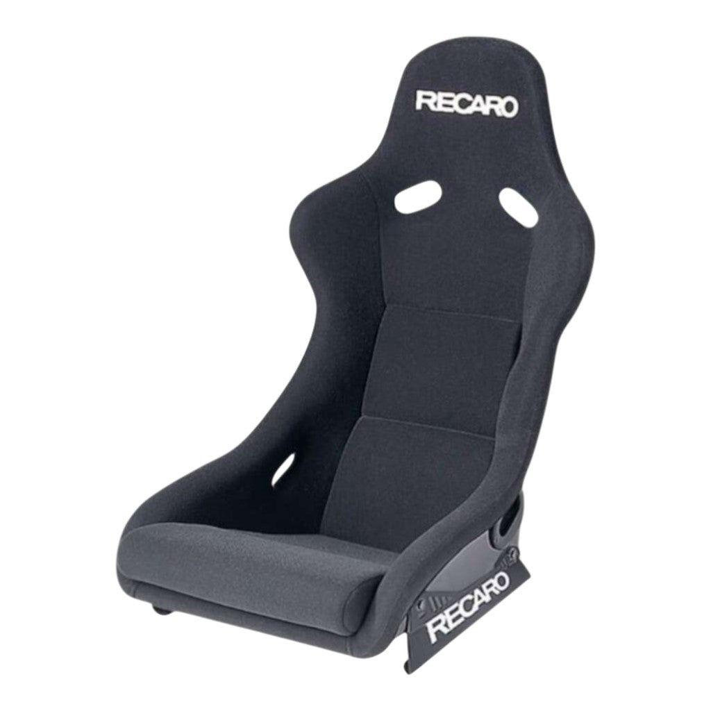 RECARO 070.98.030.184.ET Чохол на сидіння для Pole Position NG (FIA) з оббивкою для ременя безпеки в нижній частині, чорний нейлон велюр Photo-0 