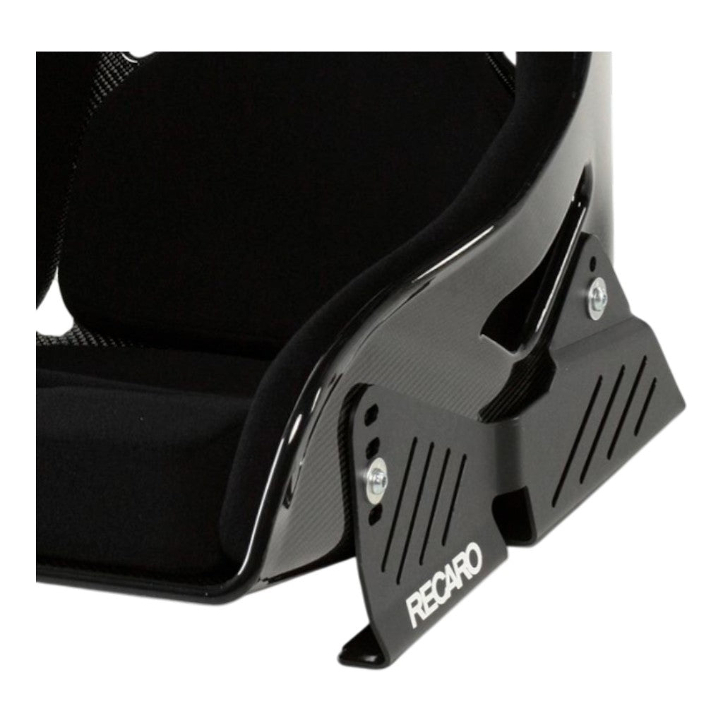 RECARO 078.02.2B21 Гоночне крісло Podium CF праве (ABE / FIA 8855-1999), Чорний велюр, Розмір L Photo-3 