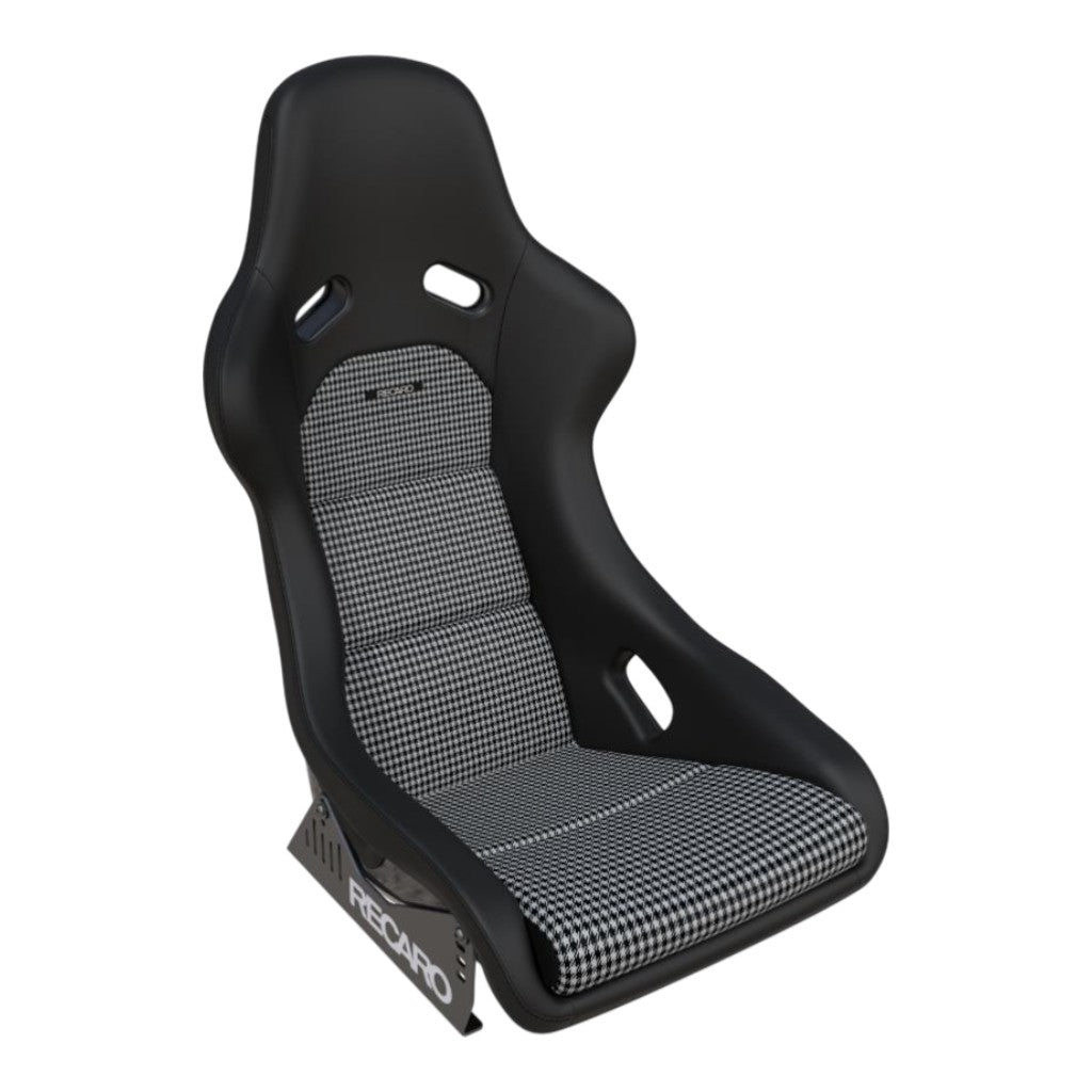 RECARO 087.00.0B25 Крісло Classic Pole Position, чорна шкіра / Pepita Photo-0 
