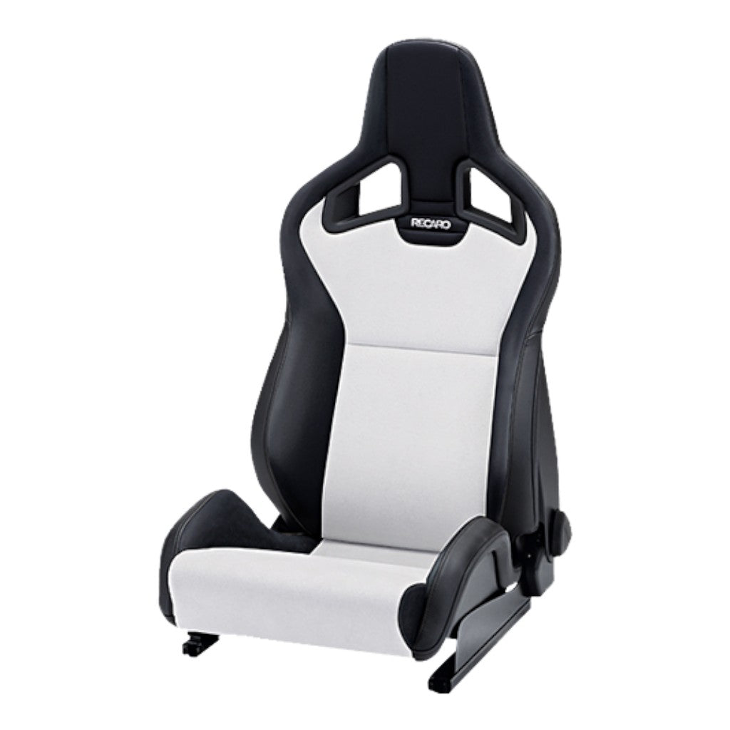RECARO 410.10.2588 Праве спортивне крісло Sportster CS з підігрівом, штучна чорна шкіра / Dinamica срібна Photo-0 