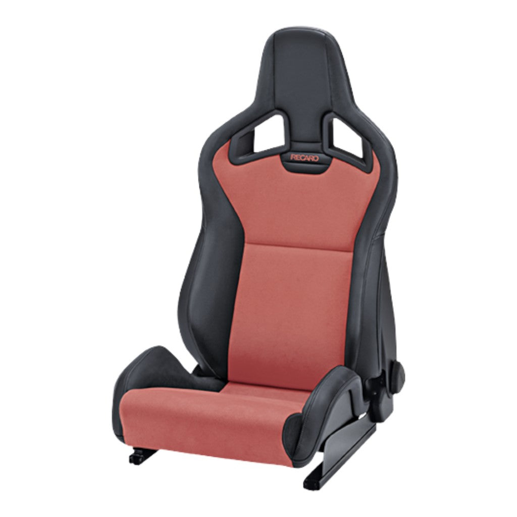 RECARO 411.10.2585 Праве спортивне крісло Sportster CS SAB з підігрівом, чорна штучна шкіра / Dinamica червона Photo-0 