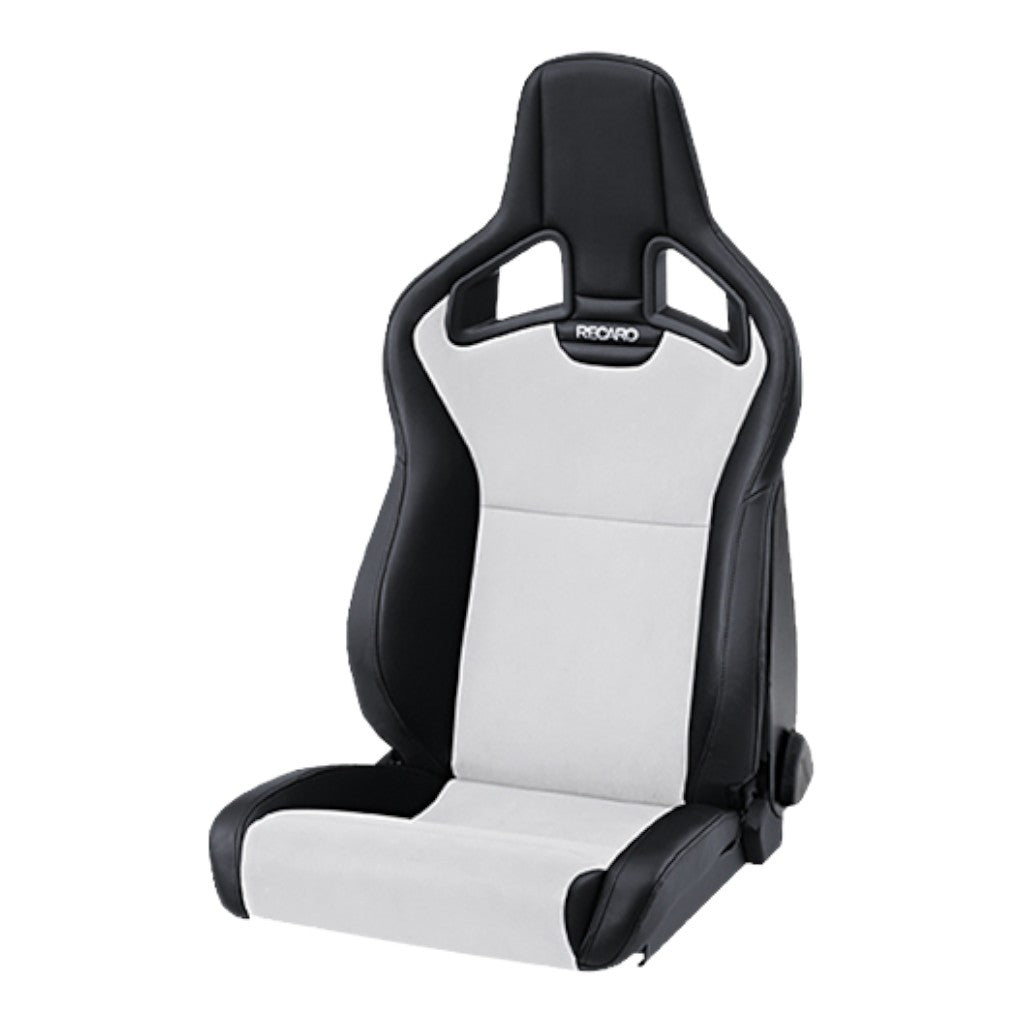 RECARO 414.10.2588 Праве спортивне крісло Cross Sportster CS з підігрівом, штучна чорна шкіра / Dinamica срібна Photo-0 