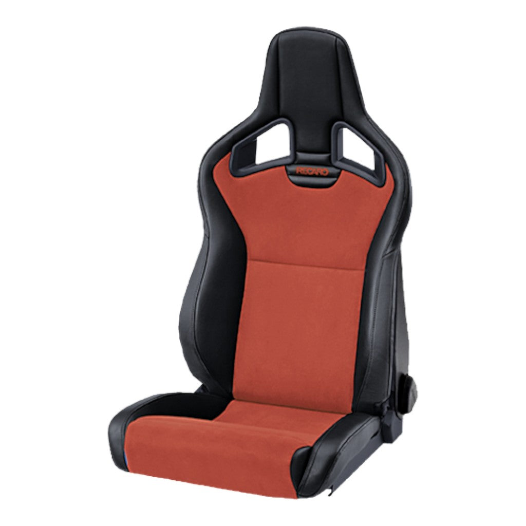 RECARO 415.10.2585 Праве спортивне крісло Cross Sportster CS SAB з підігрівом, чорна штучна шкіра / Dinamica червона Photo-0 