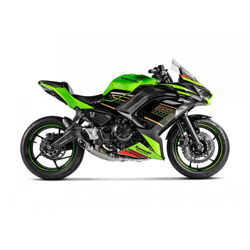 AKRAPOVIC S-K6R13-AFCRT/1 Вихлоп Racing Line (титан) для KAWASAKI Ninja 650 2023- Photo-1 