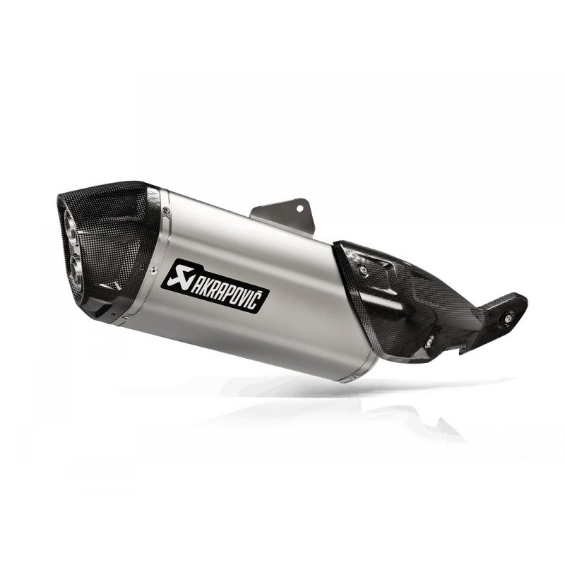 AKRAPOVIC S-S8SO1-HAFT Вихлоп Slip-On Line (титан) для SUZUKI V-STROM 800DE 2022- Photo-0 