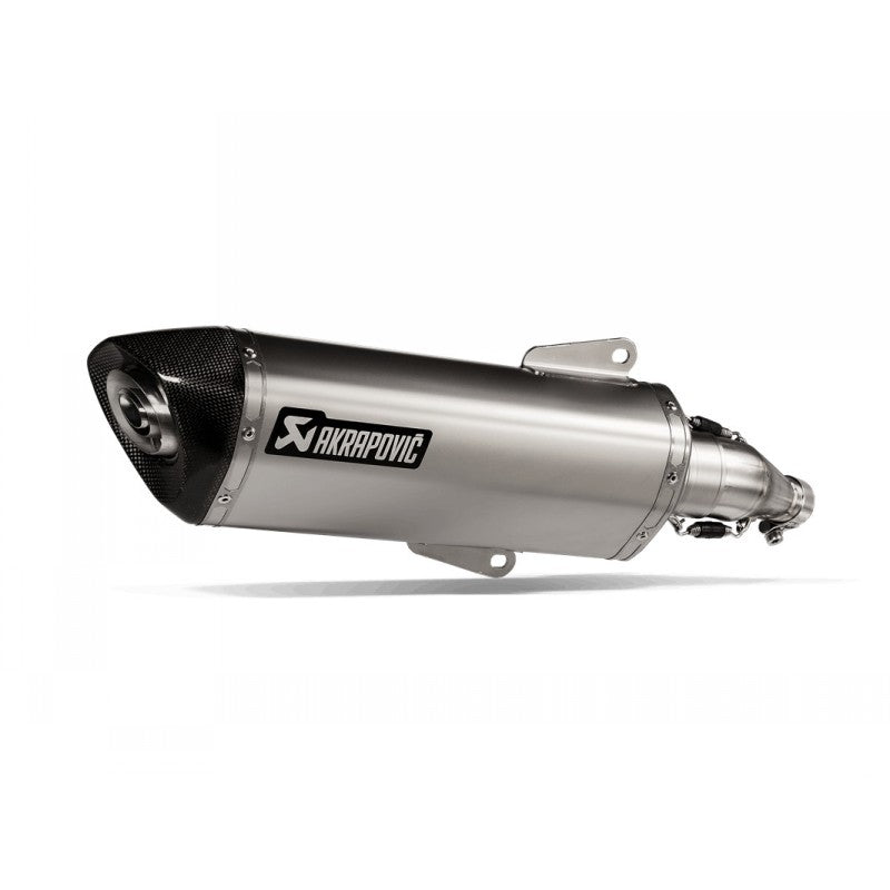 AKRAPOVIC S-Y125SO6-HRSS Вихлоп Slip-On Line (нержавіюча сталь) для YAMAHA XMAX 125 2021- Photo-0 