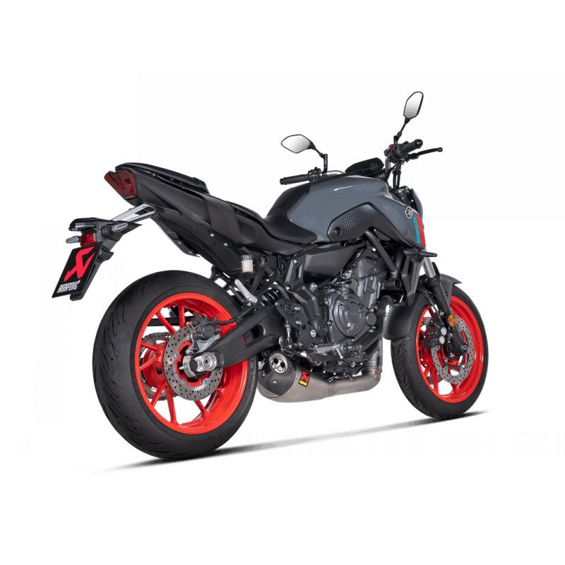 AKRAPOVIC S-Y7R8-HEGEHT/1 Вихлоп Racing Line (титан) для YAMAHA MT-07/FZ-07 2024- Photo-4 