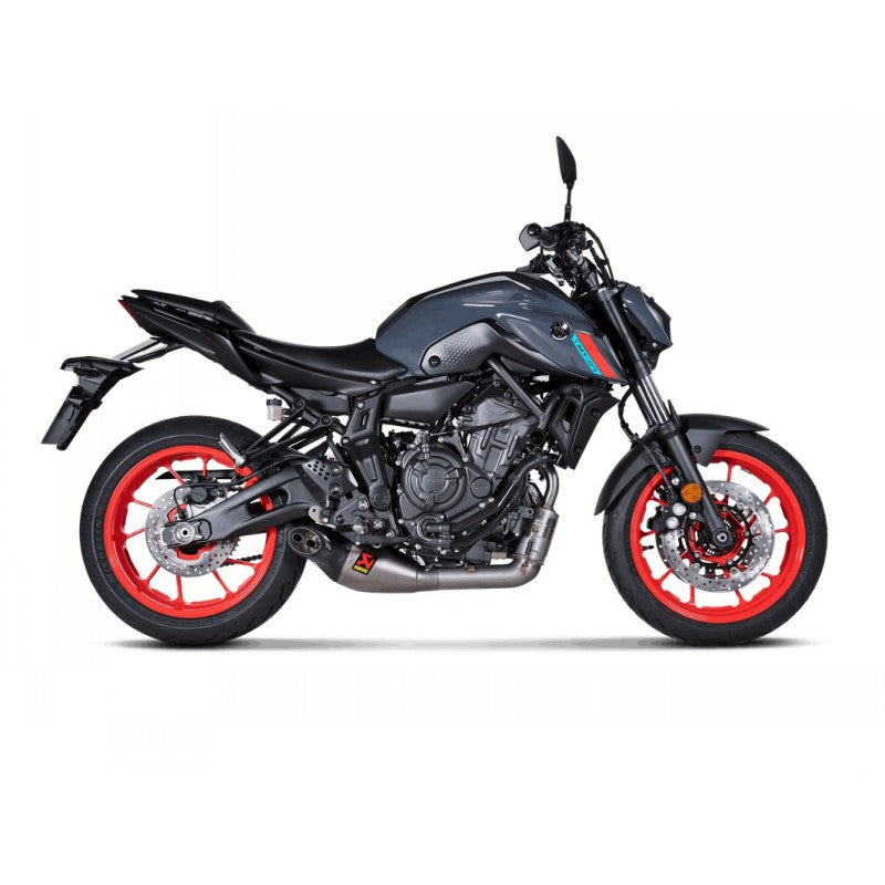 AKRAPOVIC S-Y7R8-HEGEHT/1 Вихлоп Racing Line (титан) для YAMAHA MT-07/FZ-07 2024- Photo-5 