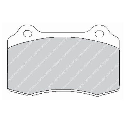 FERODO FCP721W Задні гальмівні колодки DS1.11 для CHEVROLET Camaro Coupe (1SS / 2SS) Photo-0 