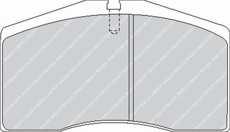 FERODO FCP891H Гальмівні колодки DS2500 Photo-0 