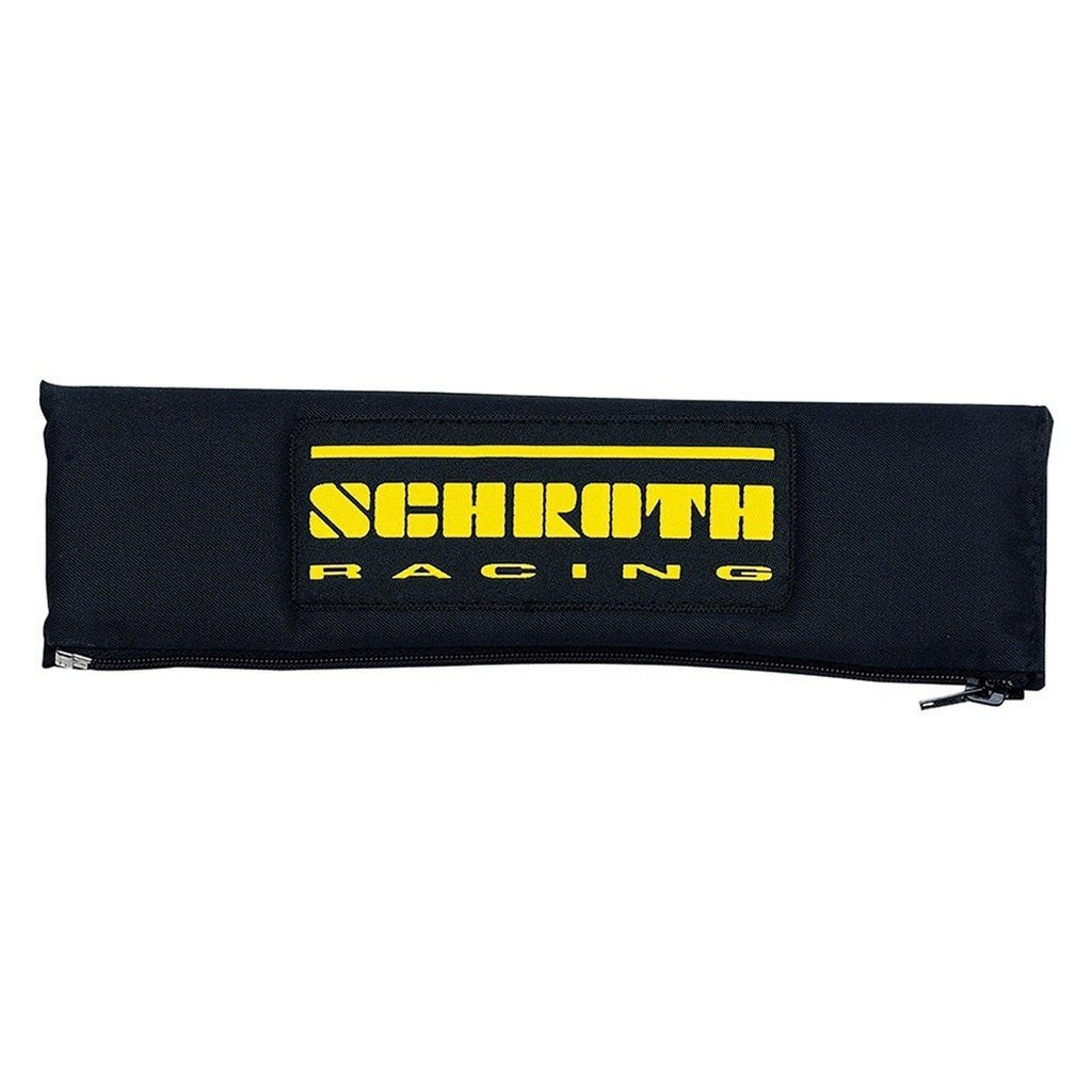 SCHROTH 00209 Накладки на плечові ремені 3" (76 мм), чорний з жовтим логотипом, 2 шт Photo-0 