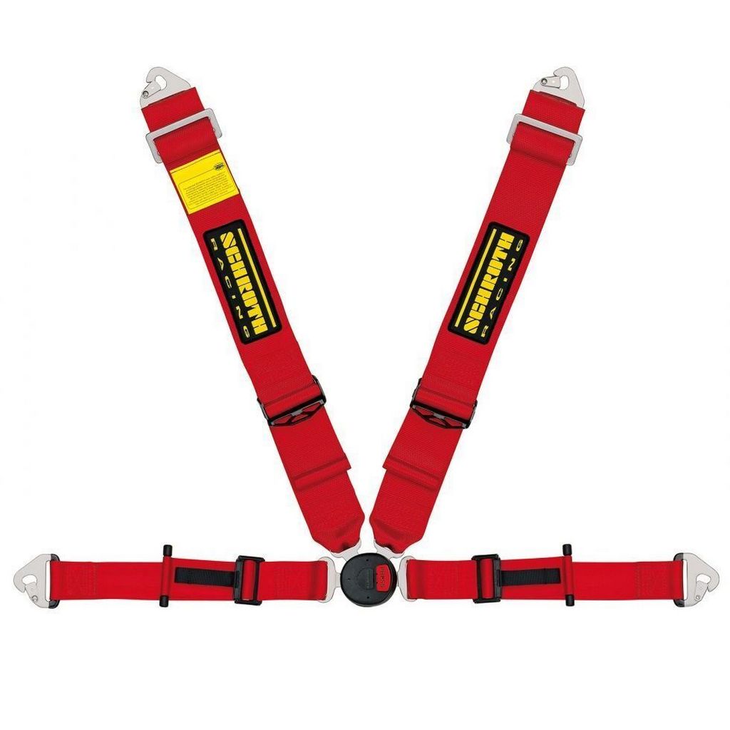 SCHROTH 20271 Ремінь безпеки Profi 2-FE ASM Pull Down 4-точковий лівий, червоний Photo-0 