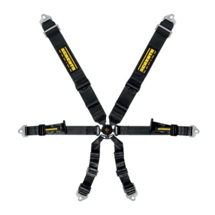 SCHROTH 94541-0 Ремінь безпеки Profi 3x2 Pull-down 6-точковий, чорний Photo-0 