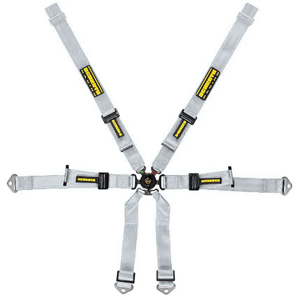 SCHROTH 94680-9 Ремінь безпеки Profi 2x2 6-точковий, сріблястий для PORSCHE Cayman / Boxster (981 / 982) Photo-0 