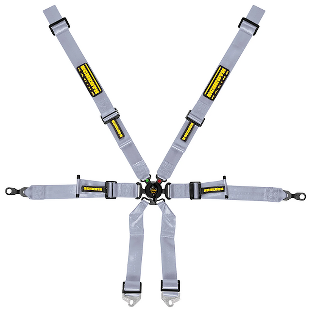 SCHROTH 94700-9 Ремінь безпеки Profi 2x2 6-точковий, сріблястий для PORSCHE 911 (996 / 997) Photo-0 
