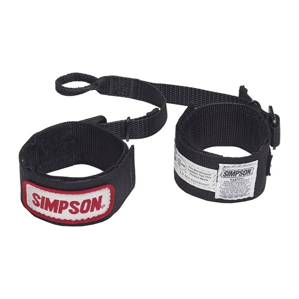 SIMPSON 36000BK Напульсники, чорні (SFI 3.3) Photo-0 