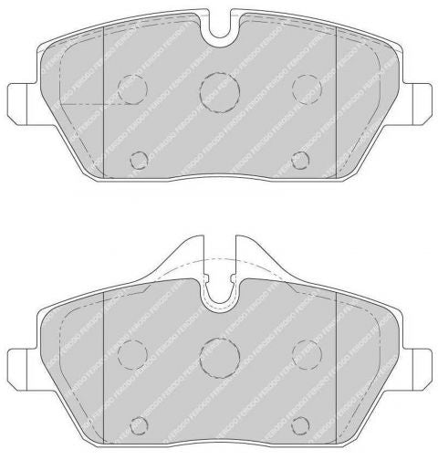 FERODO FCP1747H DS2500 Колодки перед для BMW E87 116/118/MINI COOPER MK1 JCW/MK2 One і Cooper Photo-0 